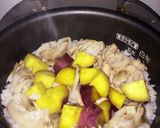 日本酒で炊く☆大人の炊き込みご飯作り方4写真