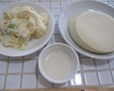 クリームコロッケみたいなポテサラ巻き作り方1写真