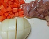 コトコト♡チキンと大豆のミルク煮作り方2写真