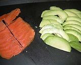サーモンとアボカドの冷製パスタ作り方3写真