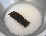 秋味満点☆しめじと帆立の炊き込みご飯作り方1写真