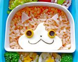 簡単キャラ弁！妖怪ウォッチ☆ジバニャン作り方6写真