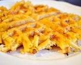 びっくり美味！チーズマカロニのワッフル作り方8写真