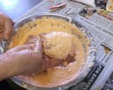 増量&旨さUP。鶏胸肉の人参衣揚げ作り方4写真