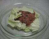 ひじき入り☆ひき肉とキャベツの重ね蒸し♪作り方3写真