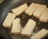 居酒屋風☆ニラ豚ソースの豆腐ステーキ作り方9写真