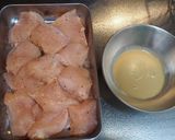●簡単！鶏胸肉のオイマヨ炒め●作り方1写真