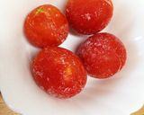 湯むきなしのプチトマトのシロップ漬け作り方1写真