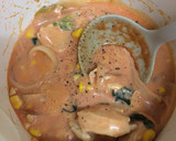 鶏胸肉のクリーム煮をご飯と一緒に♡作り方3写真
