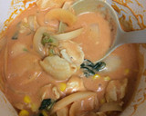 鶏胸肉のクリーム煮をご飯と一緒に♡作り方4写真