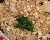 鶏ひき肉とミントのマカロニグラタン作り方4写真