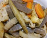 根野菜の煮物♪作り方3写真