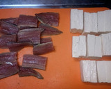 簡単♪秋刀魚と豆腐のネギソース炒め作り方2写真