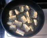 簡単♪秋刀魚と豆腐のネギソース炒め作り方4写真
