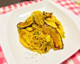 きのこと濃厚カボチャクリームパスタ作り方6写真