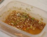 【減塩レシピ】ブリの葱たっぷり香味ソース作り方1写真