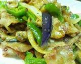 豚バラと夏野菜のコチュマヨ炒め作り方7写真