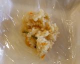 秋キャラ弁♪栗ご飯おにぎりと柿トマト作り方3写真