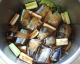 骨まで食べれる♪秋刀魚の甘酢生姜煮☆作り方5写真