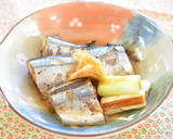 骨まで食べれる♪秋刀魚の甘酢生姜煮☆作り方6写真