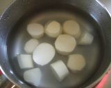 里芋の甘煮✿塩バターの焼き舞茸添え♫作り方1写真