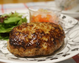 我が家で人気＊目玉焼きハンバーグ作り方1写真