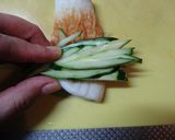 お弁当の隙間埋め！きゅうりのちくわ巻作り方2写真