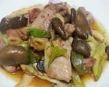 霜降りひらたけと豚肉のスタミナ炒め♪作り方6写真