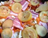 豚バラ肉と人参☆塩レモン鍋♪作り方2写真