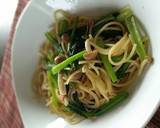 イカの塩辛アレンジパスタ作り方4写真