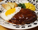 我が家で人気＊目玉焼きハンバーグ作り方7写真
