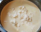 夜食のお供☆豆腐の豆乳スープ作り方3写真