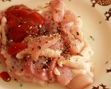 ピーマンのチキン詰めチーズ焼き作り方2写真
