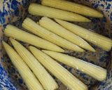 ヤングコーンの炒めもの＊♬＊作り方1写真