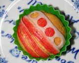 お弁当に♥卵焼きをカニカマでデコ作り方1写真