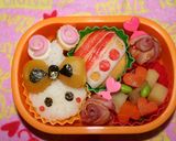 お弁当に♥キャラ弁ほっぺちゃんゴハン作り方3写真