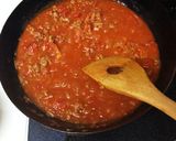 豚ひき肉☆簡単ミートソーススパU^ェ^U作り方6写真
