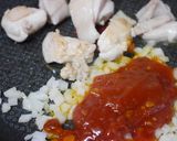 カフェ風～混ぜて食べるチキンライス♥作り方2写真