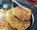 ゴーヤとチーズのチヂミ*カレー風味作り方6写真