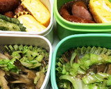 お弁当に!キャベツと舞茸のパッと炒め作り方4写真