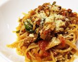 豚ひき肉☆簡単ミートソーススパU^ェ^U作り方9写真