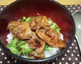 豚肉どんぶり作り方9写真