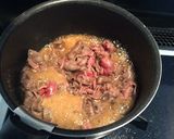 牛肉とごぼうの煮物作り方3写真