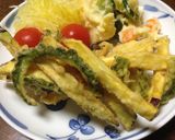 苦くない！ゴーヤと野菜のかき揚げ作り方3写真