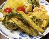苦くない！ゴーヤと野菜のかき揚げ作り方3写真