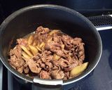 牛肉とごぼうの煮物作り方5写真