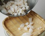 土鍋ご飯☆帆立とさつま芋の炊込みご飯作り方3写真