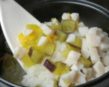 土鍋ご飯☆帆立とさつま芋の炊込みご飯作り方7写真
