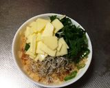 朝食にCaたっぷり卵かけご飯のお焼き作り方1写真