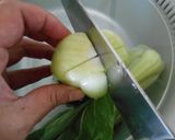 チンゲン菜のカニあんかけ作り方3写真